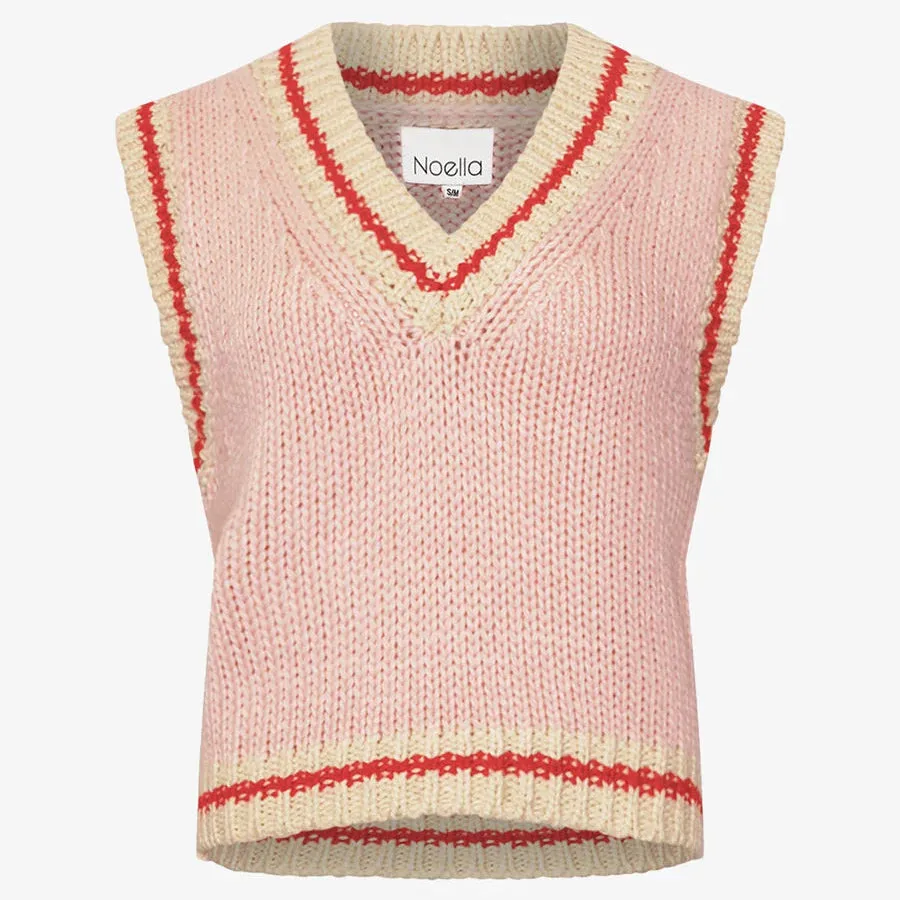 NOELLA | Kayanna Knit Vest | Berry Combo