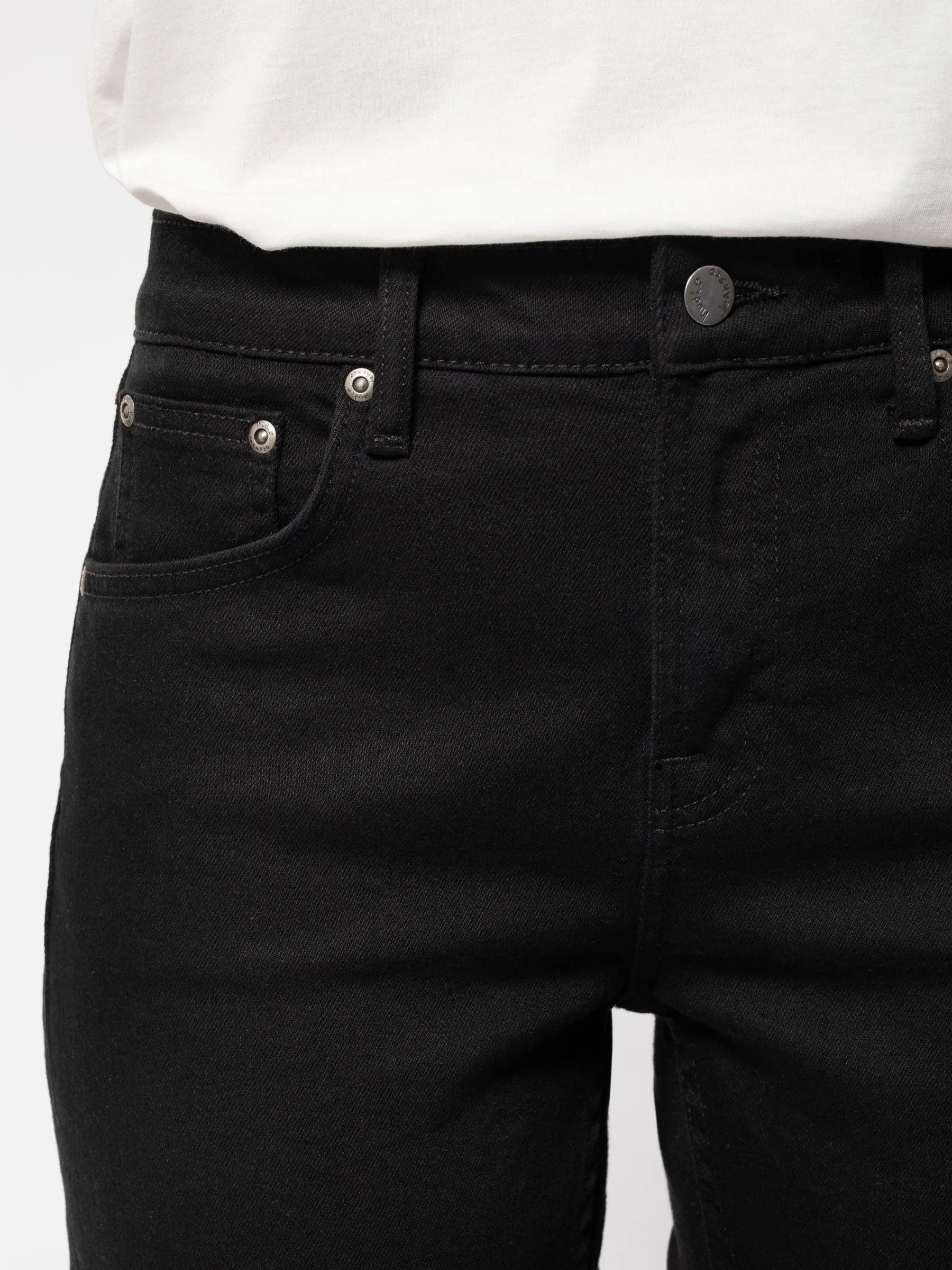 Nudie Jeans Straight Sally in Everblack