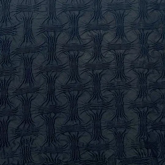 NUNO Short-Sleeve Top: "Ajiro" (Black, One Size)