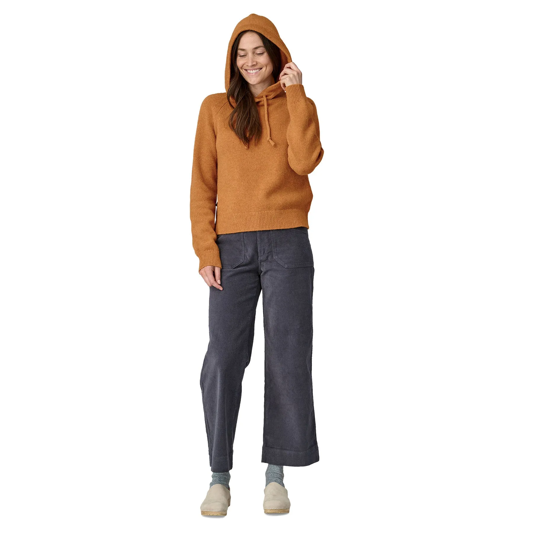 Patagonia®女款 Recycled Wool-Blend Hooded Pullover Sweater