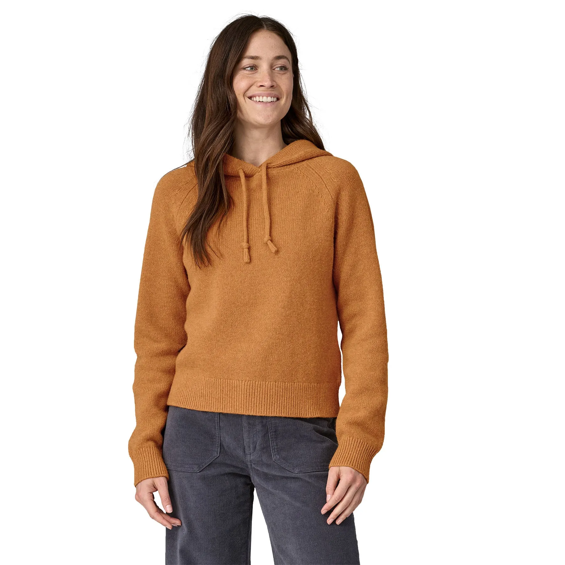 Patagonia®女款 Recycled Wool-Blend Hooded Pullover Sweater