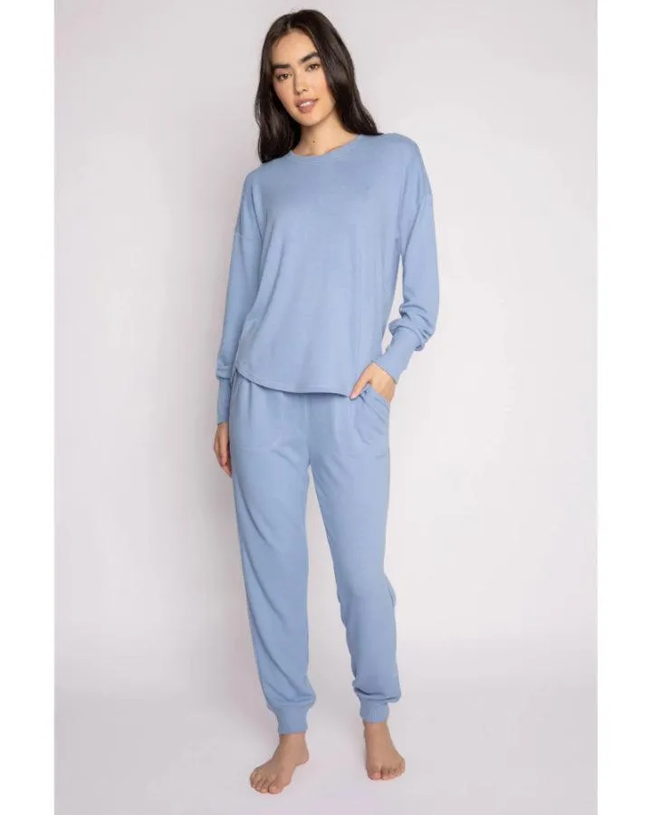 Peachy in Color PJ Sweater Top