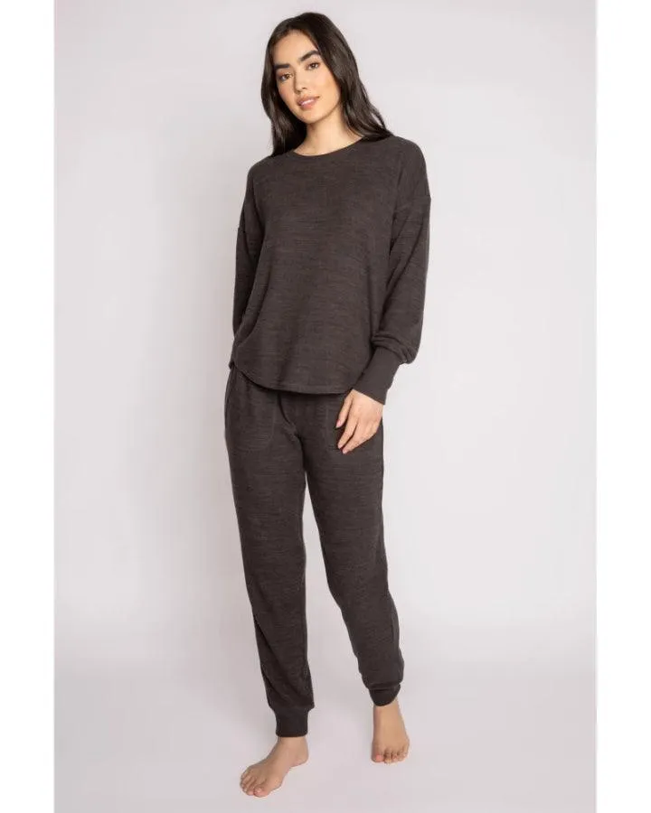 Peachy in Color PJ Sweater Top