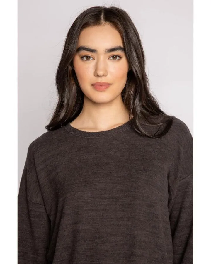 Peachy in Color PJ Sweater Top