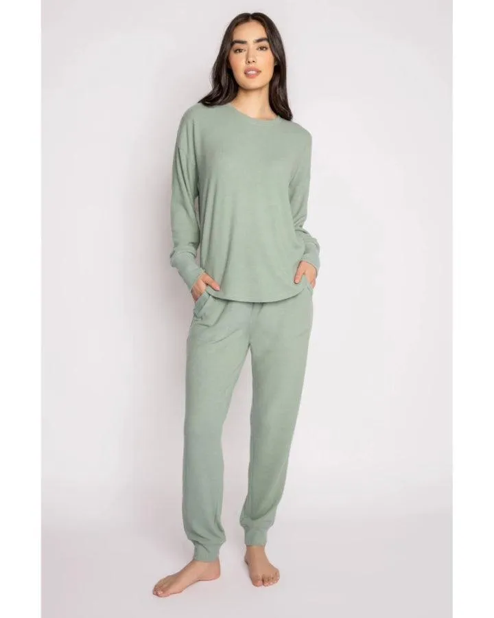 Peachy in Color PJ Sweater Top
