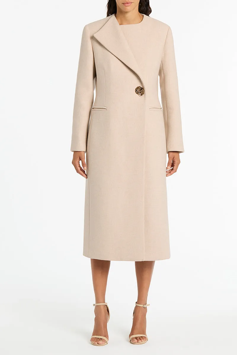 PEARL ITALIAN WOOL COAT
