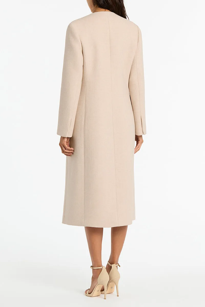 PEARL ITALIAN WOOL COAT