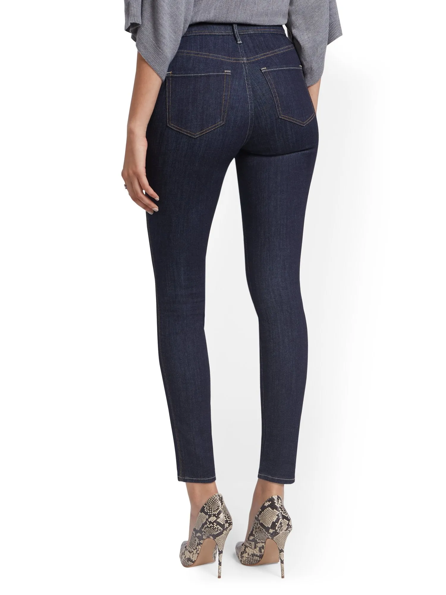Petite Lexi High-Waisted Super-Skinny Jeans