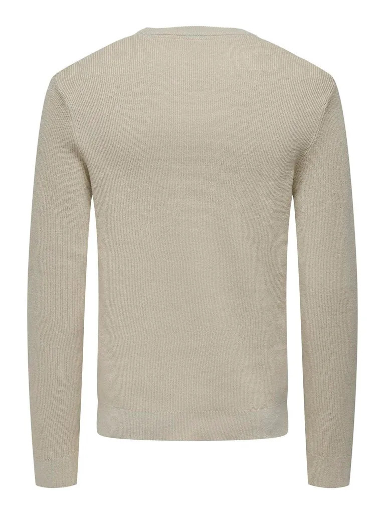 Phil Crew Neck - Cream