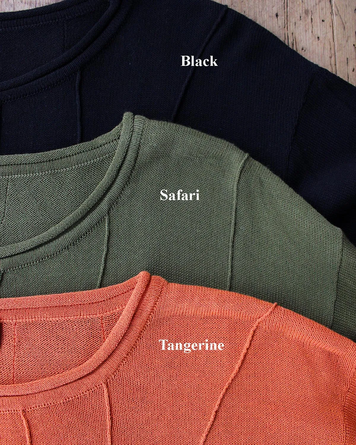 Pima Bamboo Crepe Spider Web Pullover