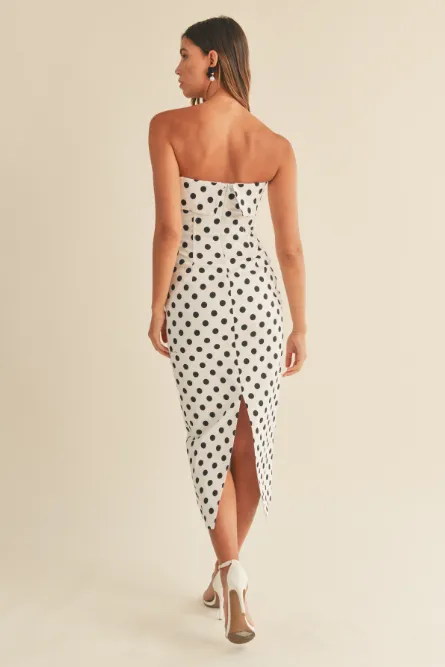 Polkadot Midi Dress