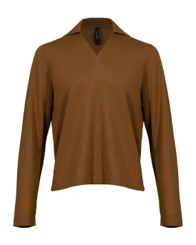 Polo Long Sleeve Knit Pullover