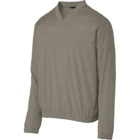 Port Authority Men's Stratus Grey Zephyr V-Neck Pullover