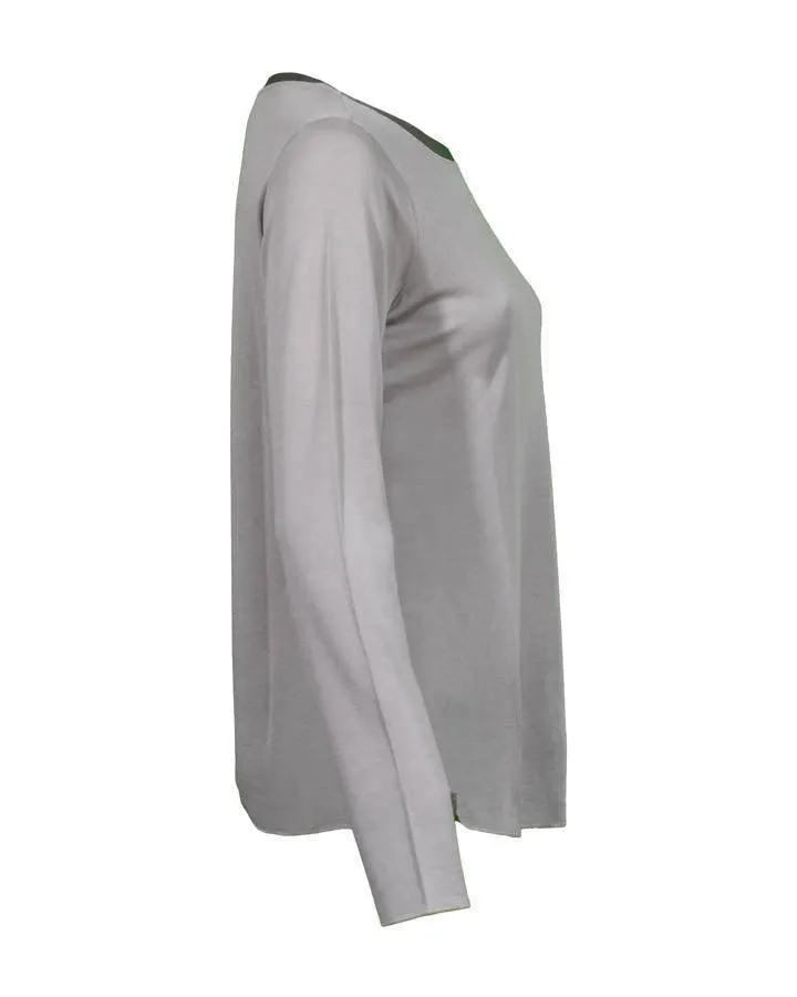 Purotatto Satin Neck Trim Top