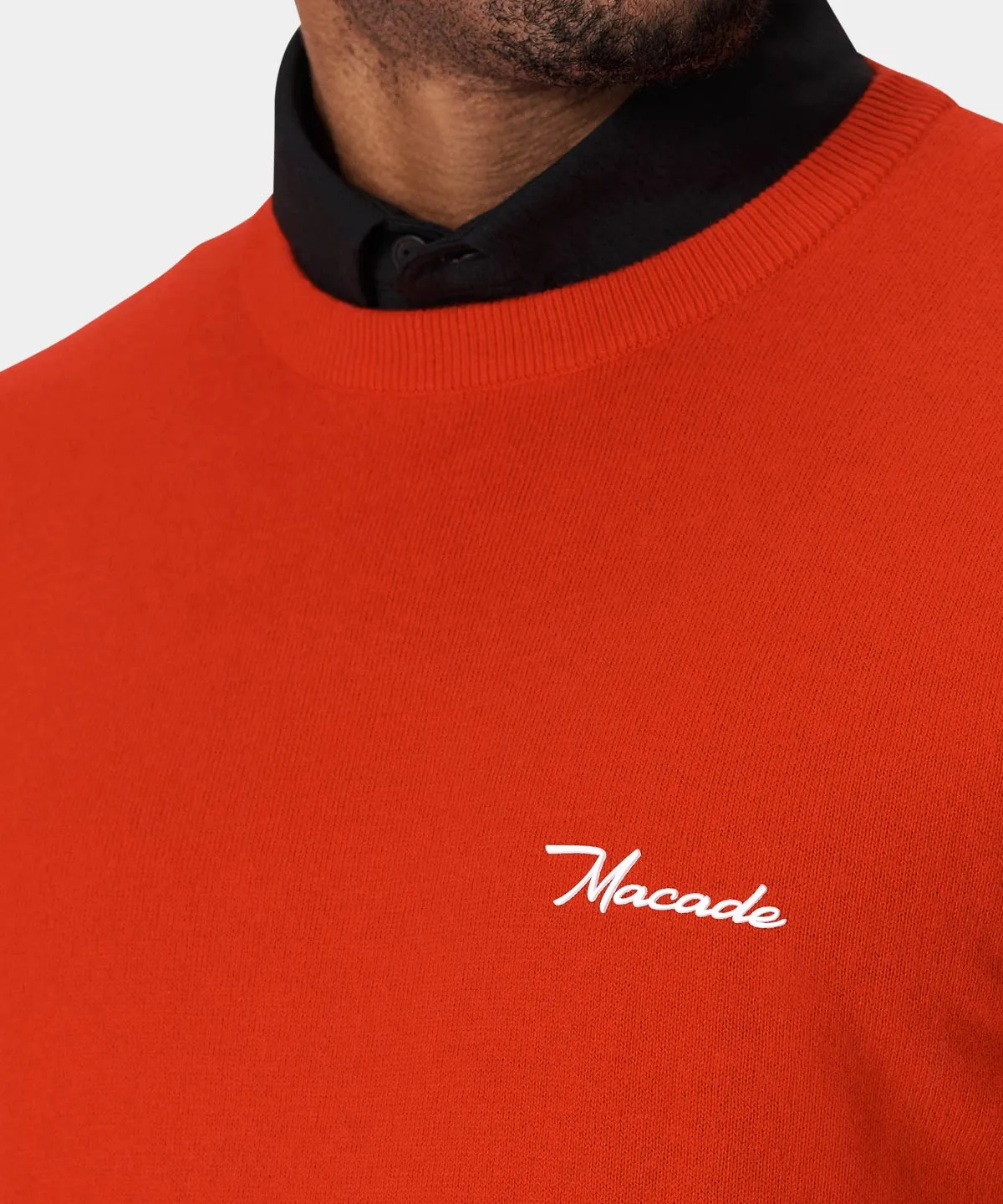 Red Tech Crewneck
