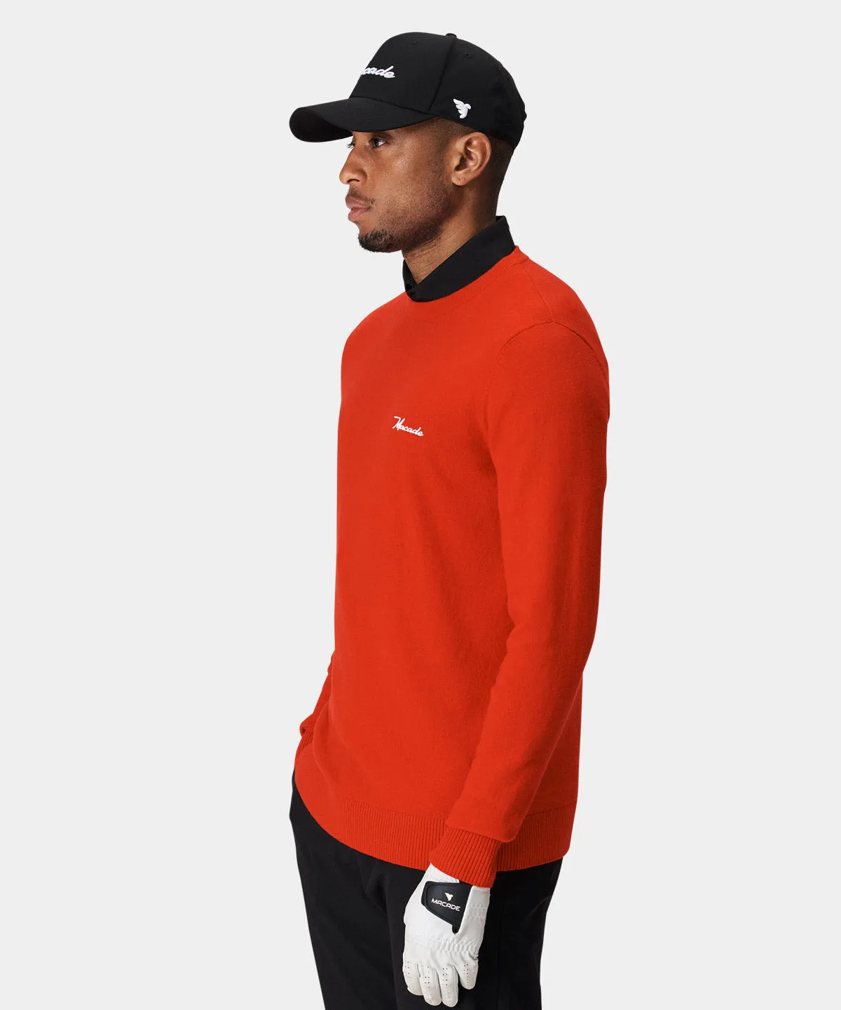 Red Tech Crewneck