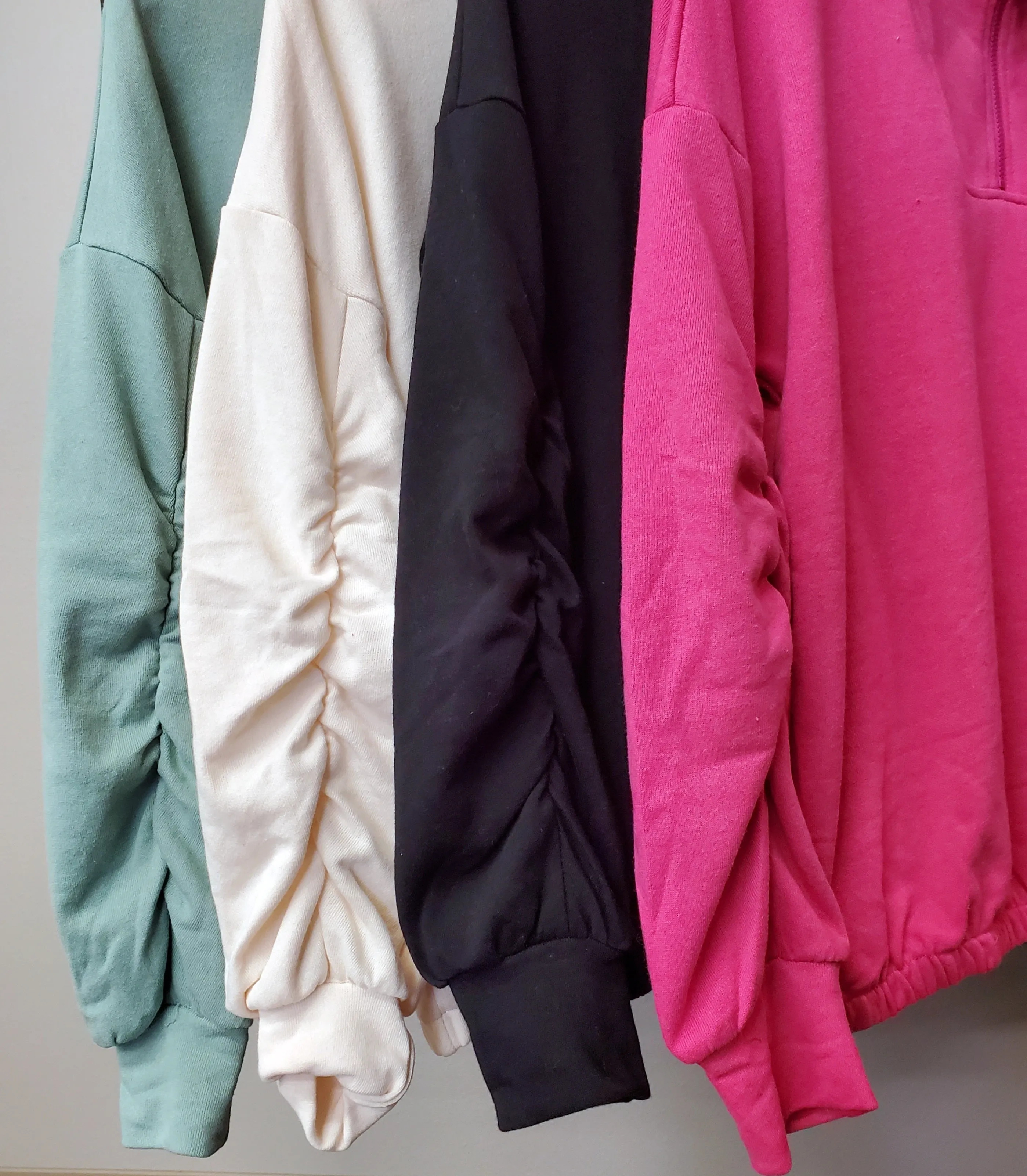 Reggie Lightweight 1/4 Zip Pullover - Pink
