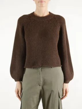 Rikka Pullover in Recycled Cashmere - Americano