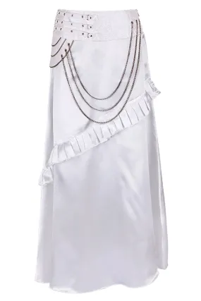 Roux White Layered Skirt