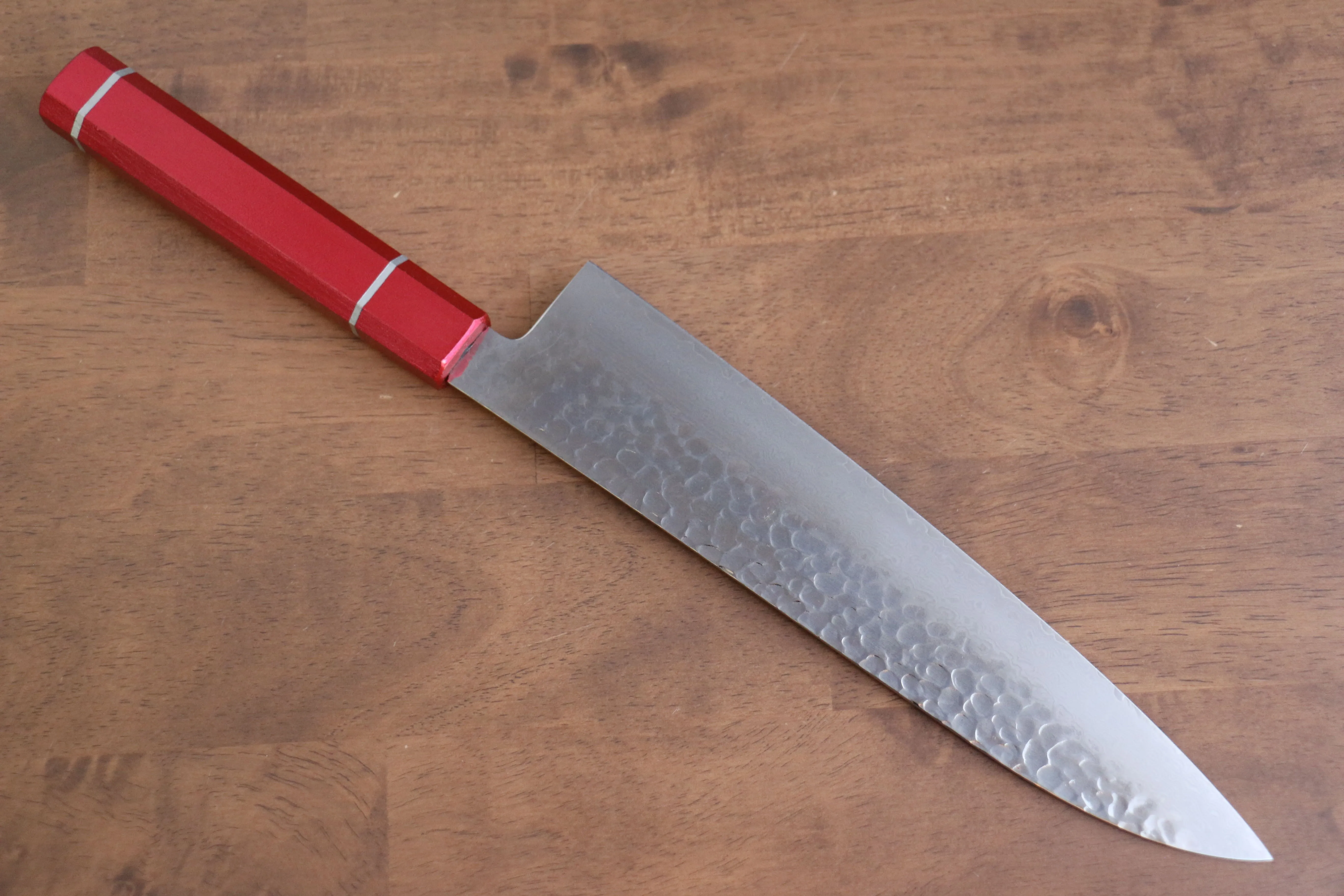 Sakai Takayuki VG10 33 Layer Damascus Gyuto 240mm Live oak Lacquered (Kouseki) Handle