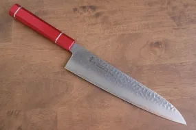 Sakai Takayuki VG10 33 Layer Damascus Gyuto 240mm Live oak Lacquered (Kouseki) Handle