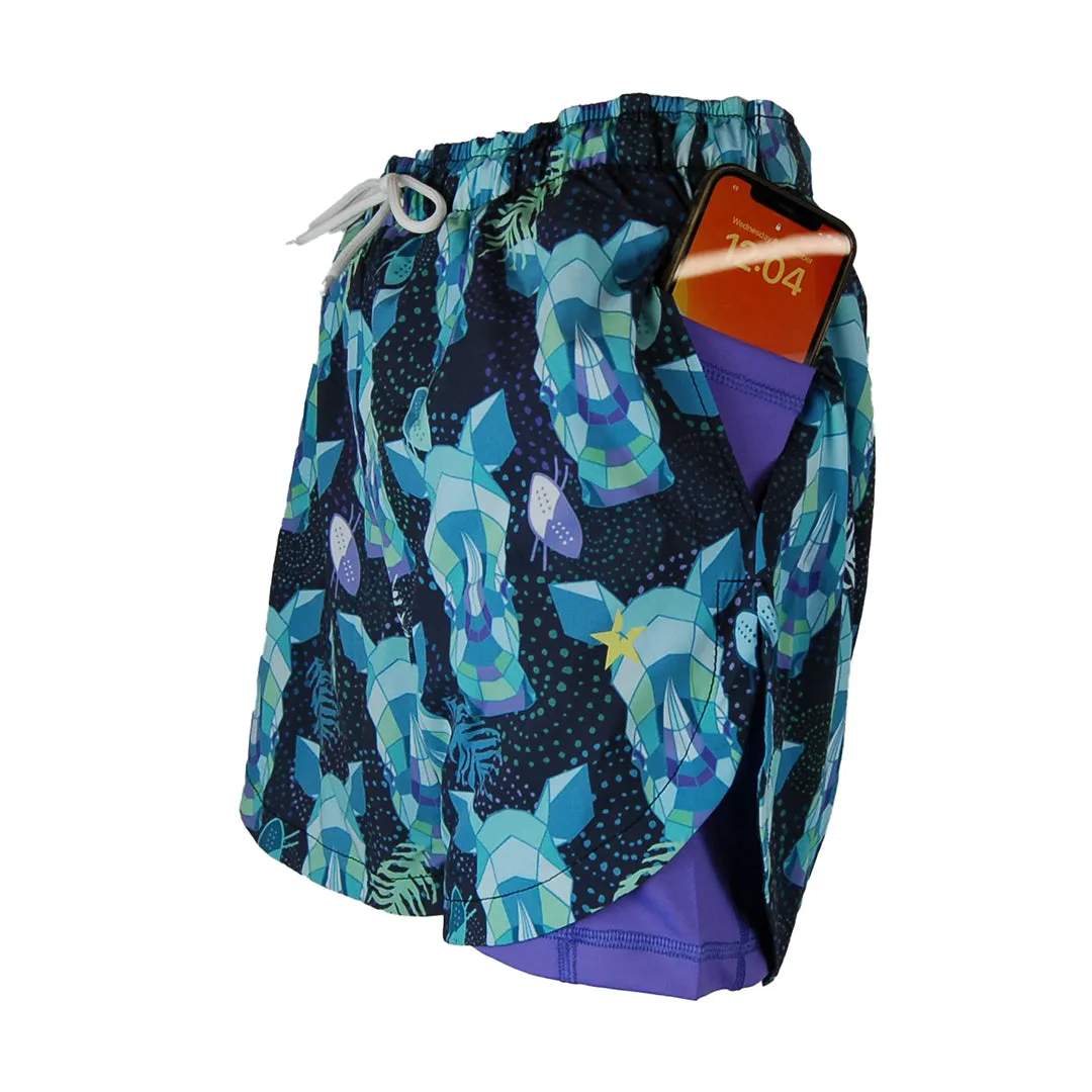 Sale Double Layer Jazzy Shorts | Rhino