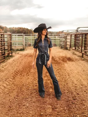 Sale ✨ Stetson Alexis Dark Denim Women's Jumpsuit
