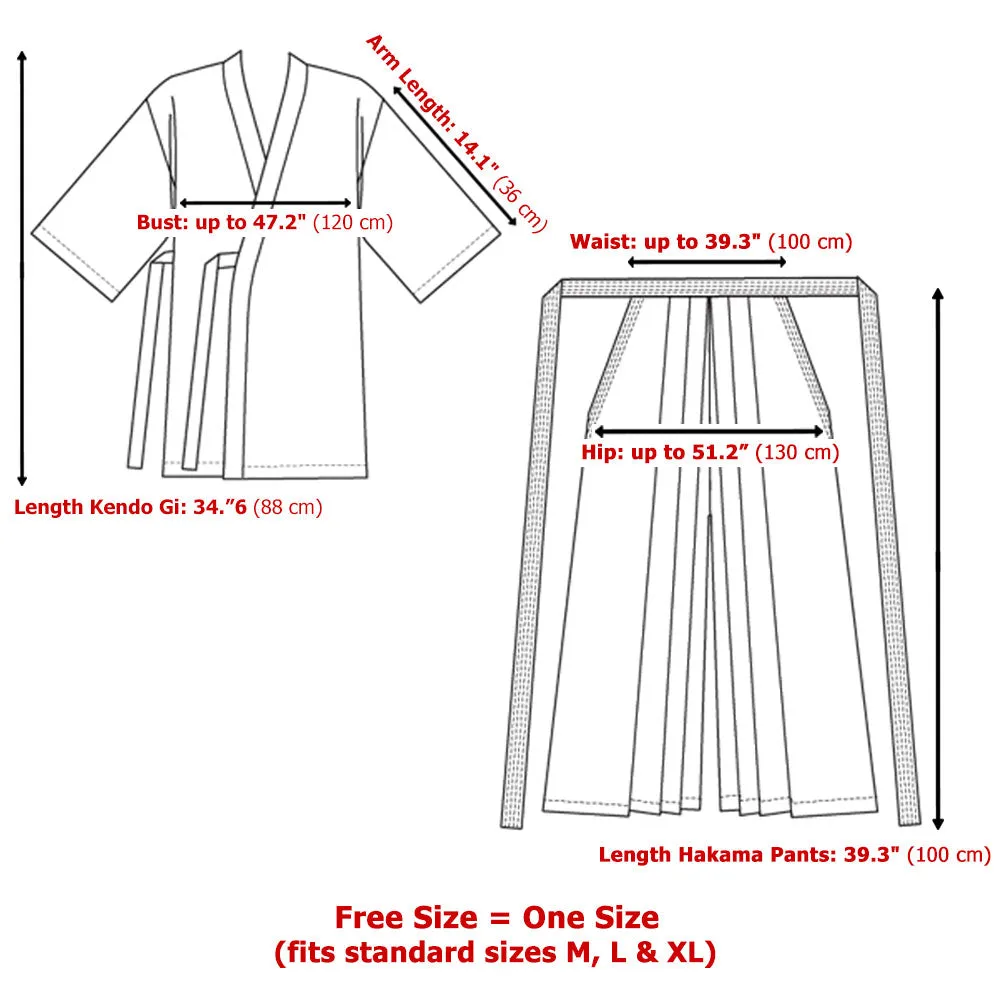 Shinsengumi Kimono Haori Hakama Samurai Costume Set