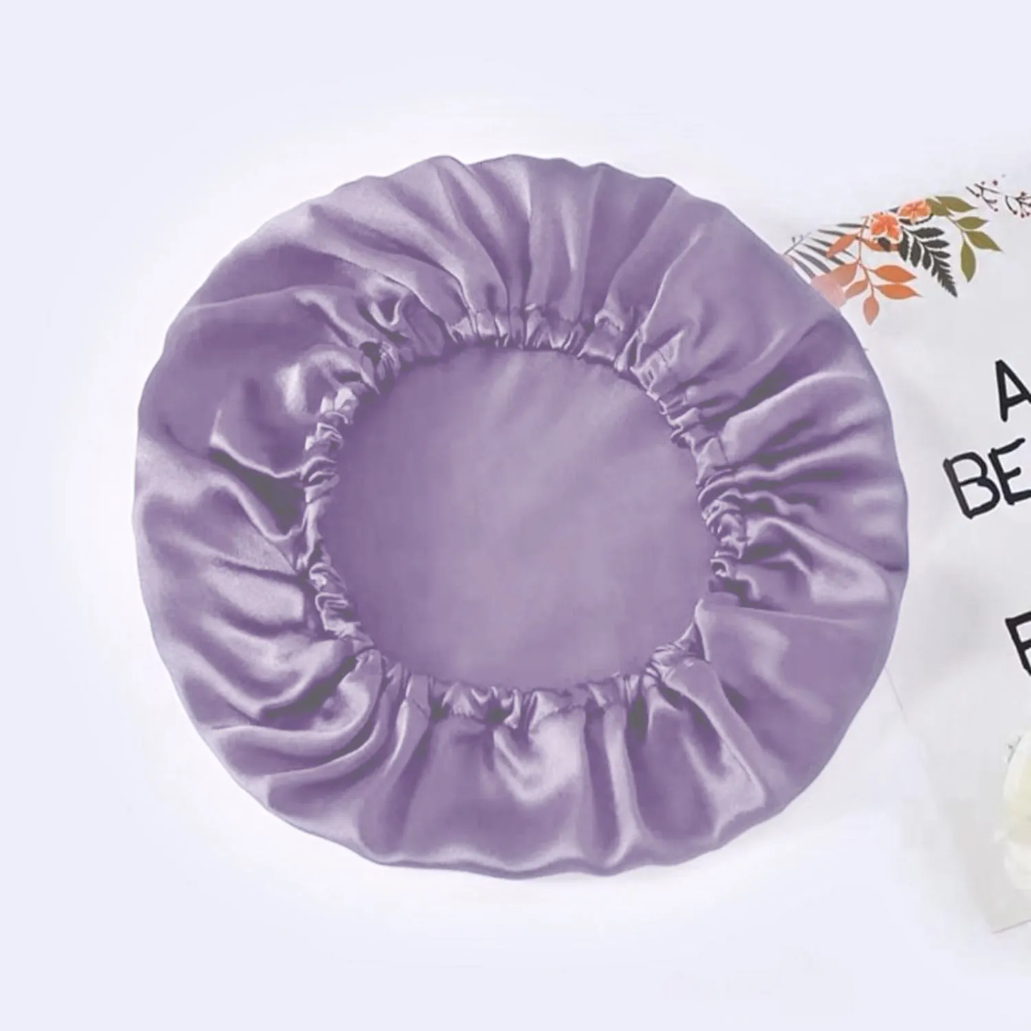Single Layer Silk Bonnet - Lavender