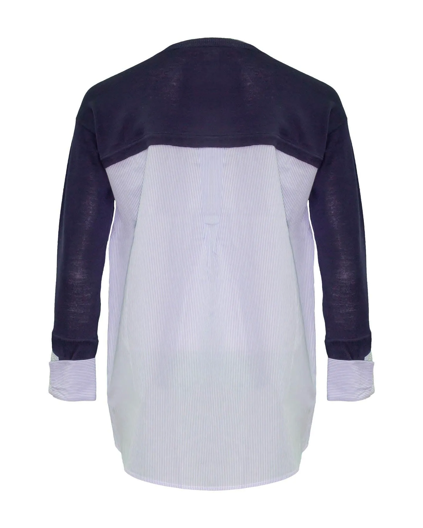 Sionne Mixed Media Pullover