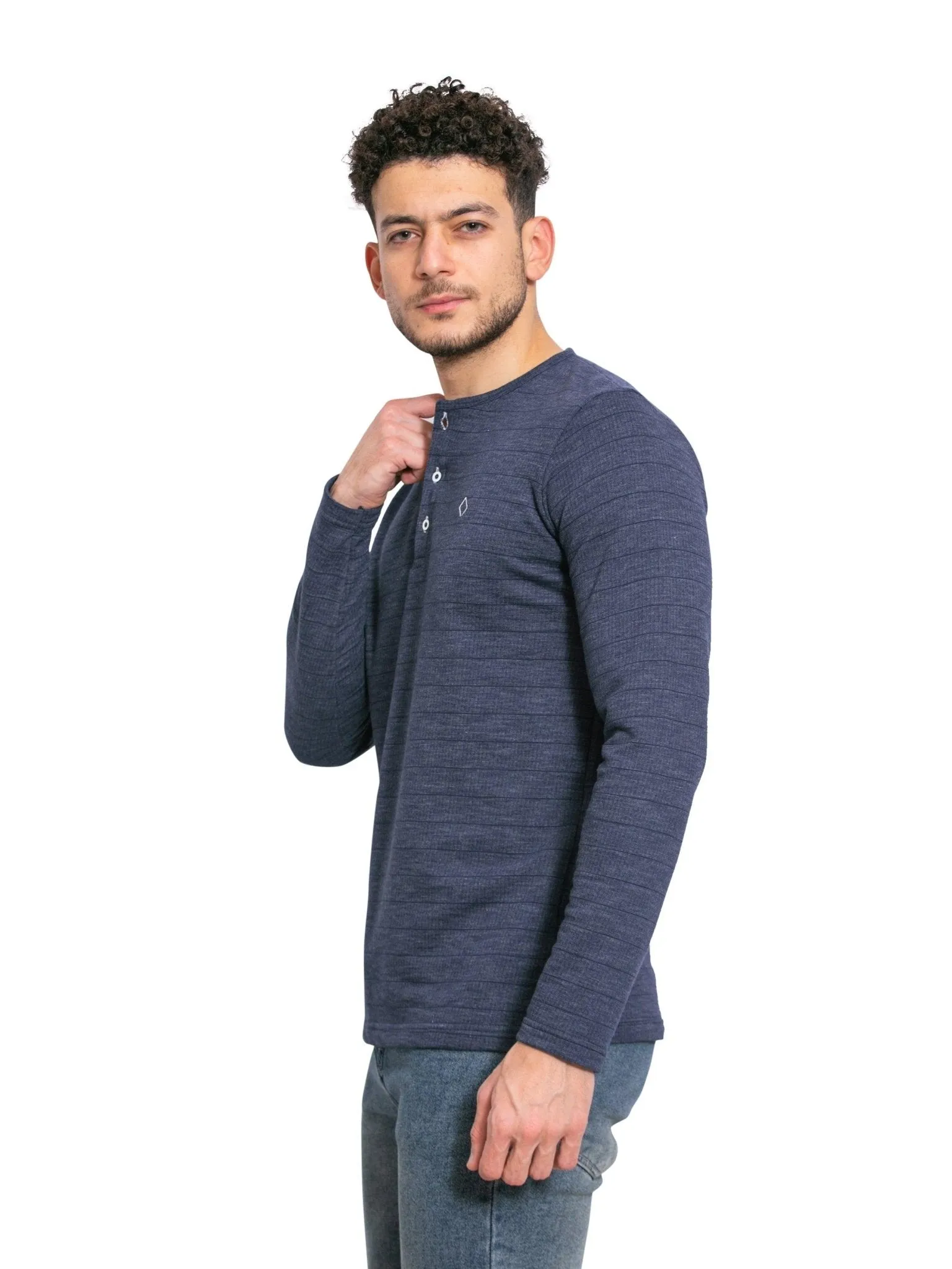 Slab-Indigo Henley