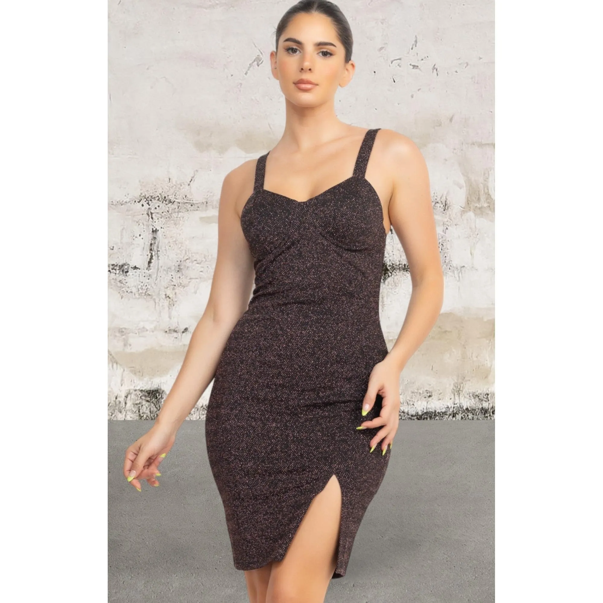 Sleeveless Mini Length Bodycon Dress