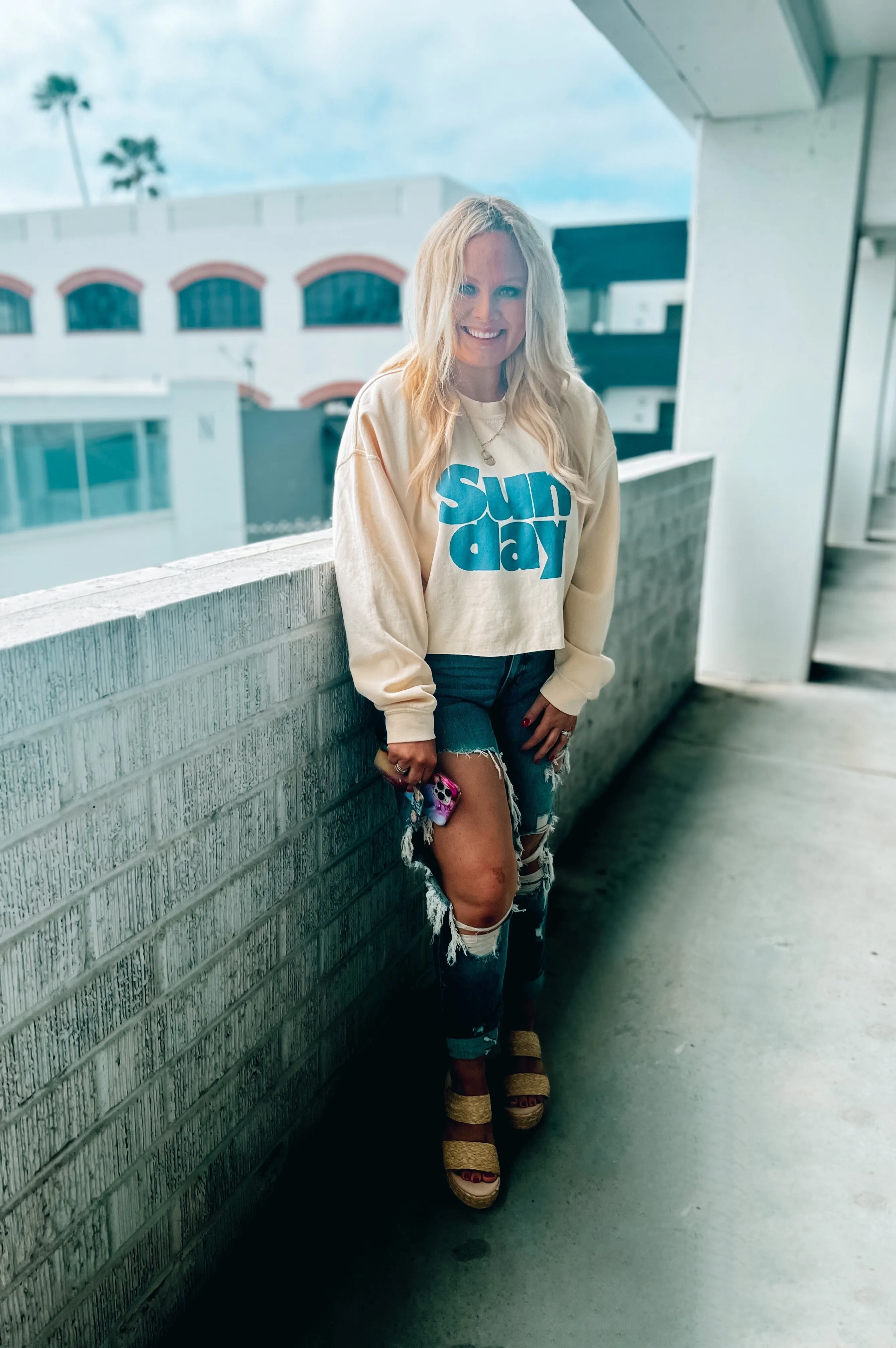 Soft Butter Sun Day Pullover