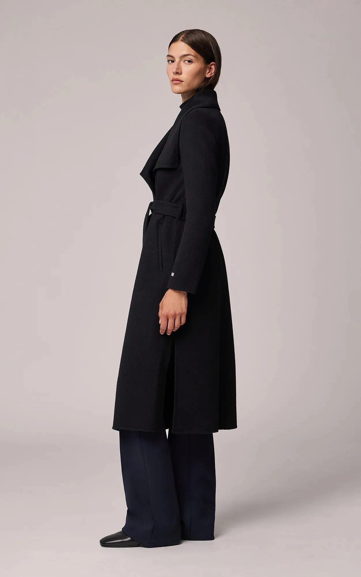 Soia & Kyo - Britta - Straight-fit Double Face Wool Coat with Belt