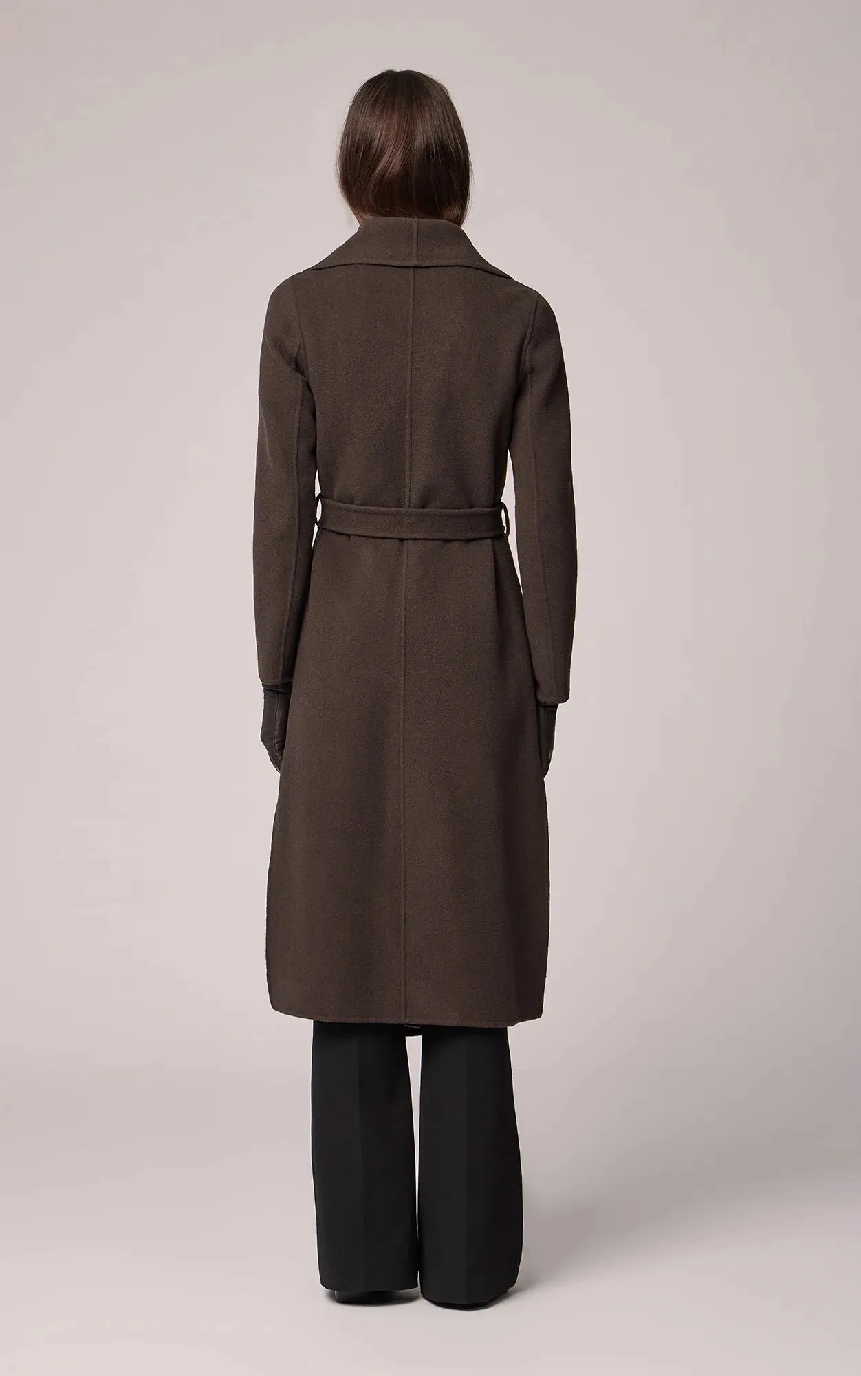 Soia & Kyo - Britta - Straight-fit Double Face Wool Coat with Belt