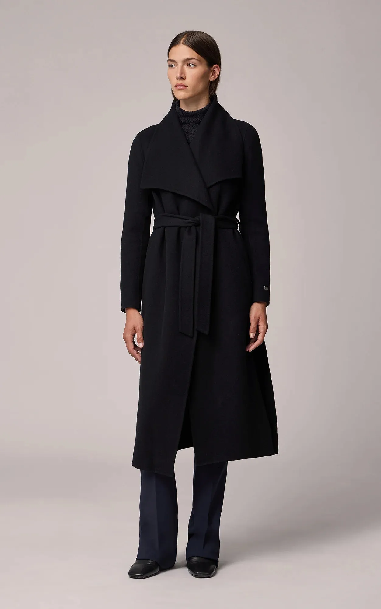 Soia & Kyo - Britta - Straight-fit Double Face Wool Coat with Belt