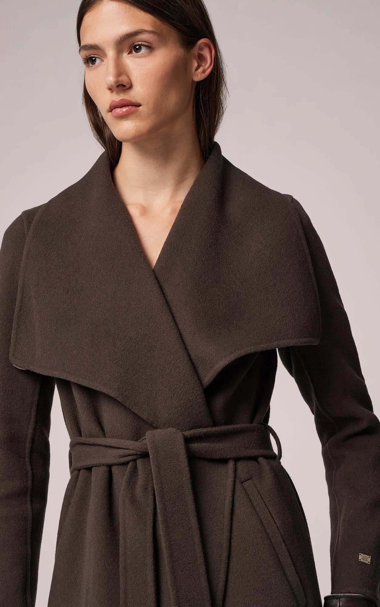 Soia & Kyo - Britta - Straight-fit Double Face Wool Coat with Belt