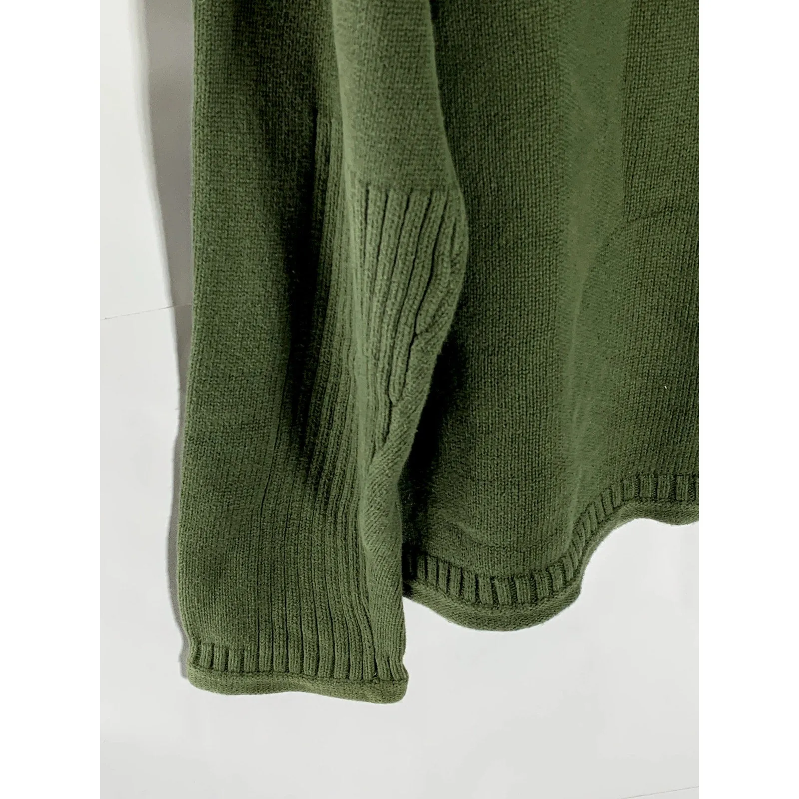 SONOMA LIFE STYLE Men's Dark Green Knit Crewneck Pullover Sweater SZ XL