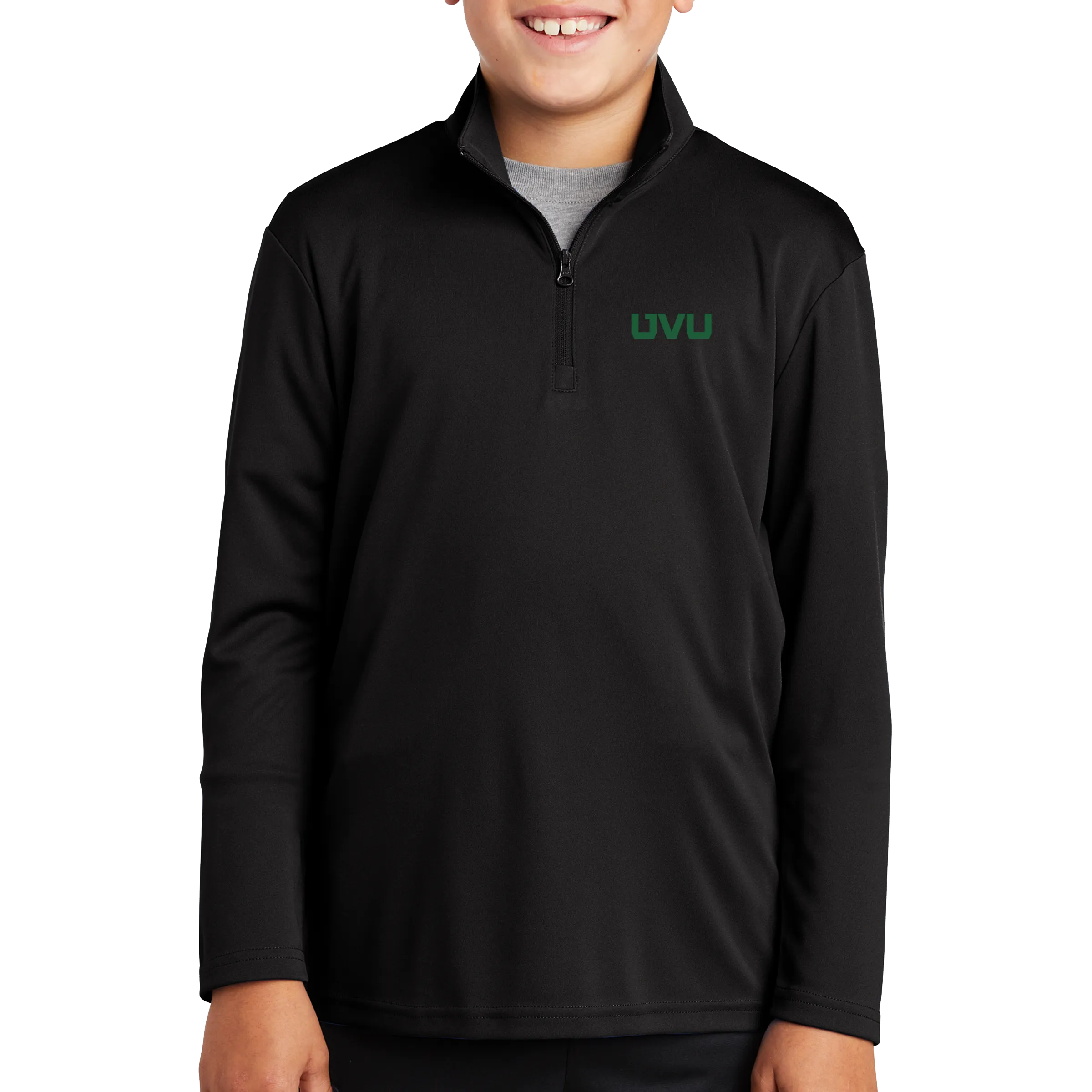 Sport-Tek Youth PosiCharge Competitor 1/4 Zip Pullover - UVU Mono