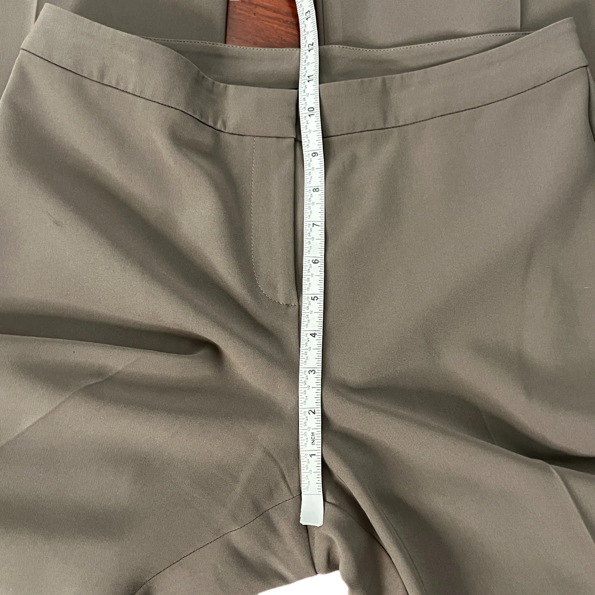 St. John Taupe Wide Leg Pants Size 6