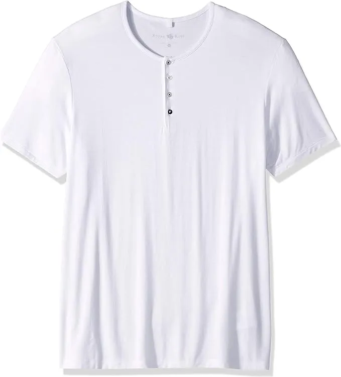 Stone Rose Modal Short-Sleeve Henley