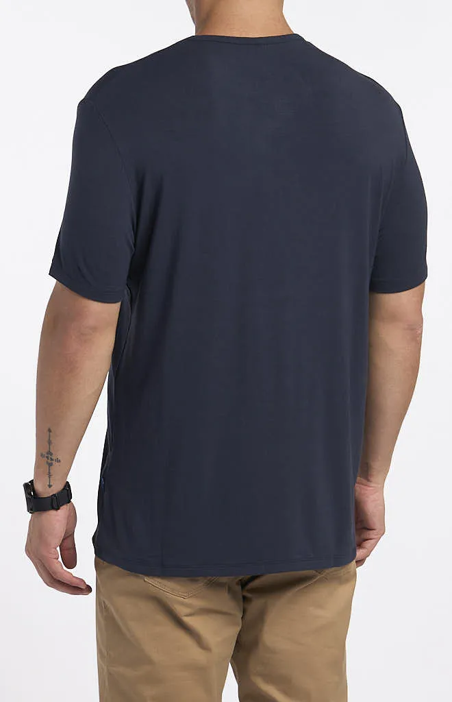 Stone Rose Modal Short-Sleeve Henley