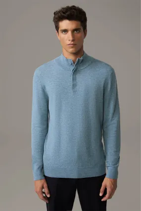 Strellson - Luka-T Button Front, Wool, Blue