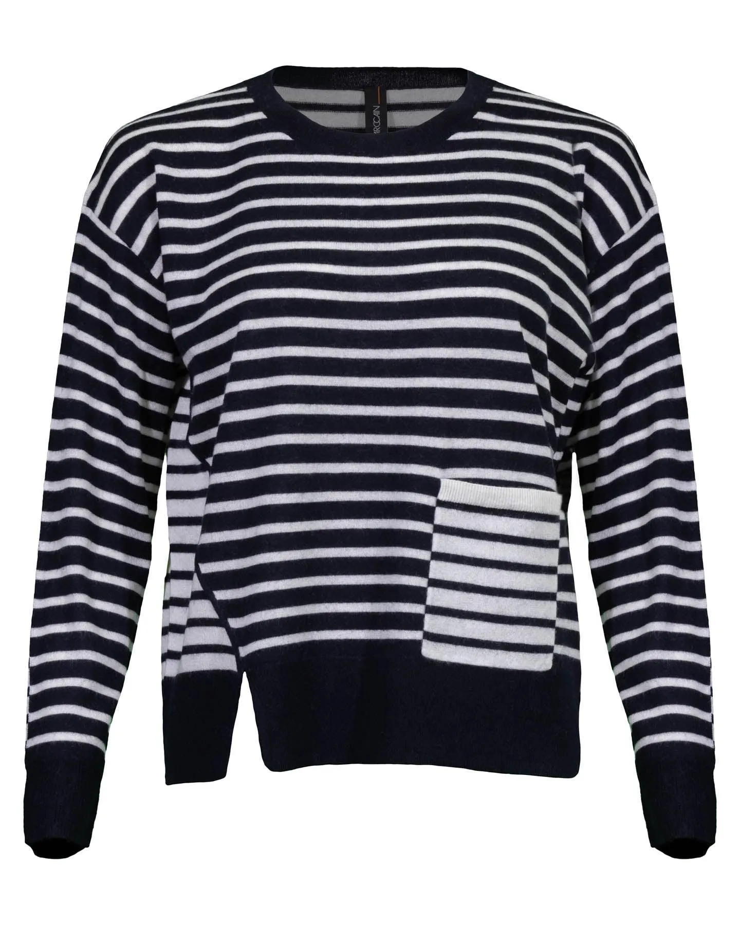 Striped Fine Knit Pullover