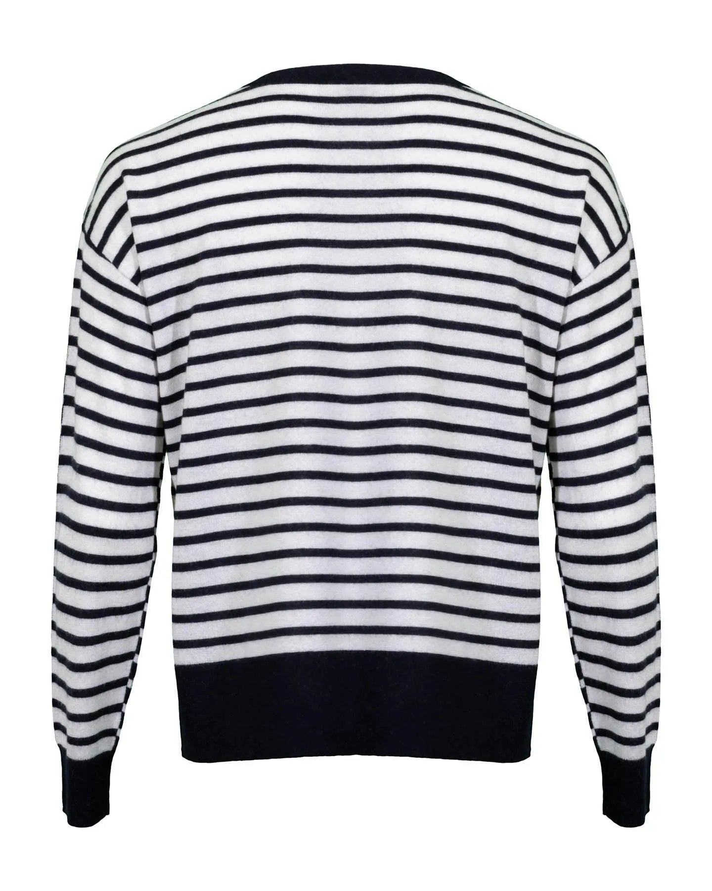 Striped Fine Knit Pullover
