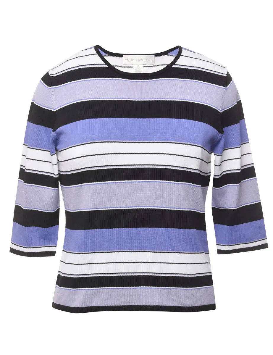 Striped Petite Jumper - M