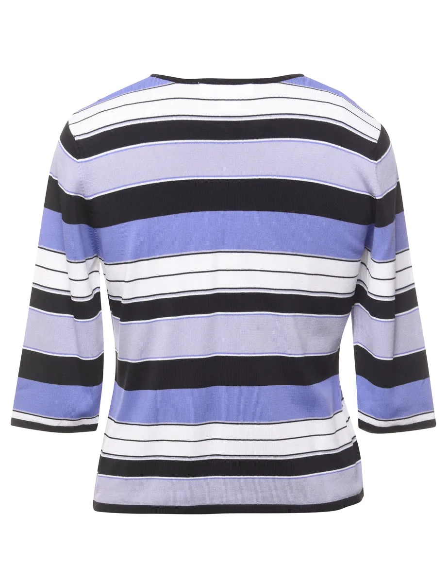 Striped Petite Jumper - M