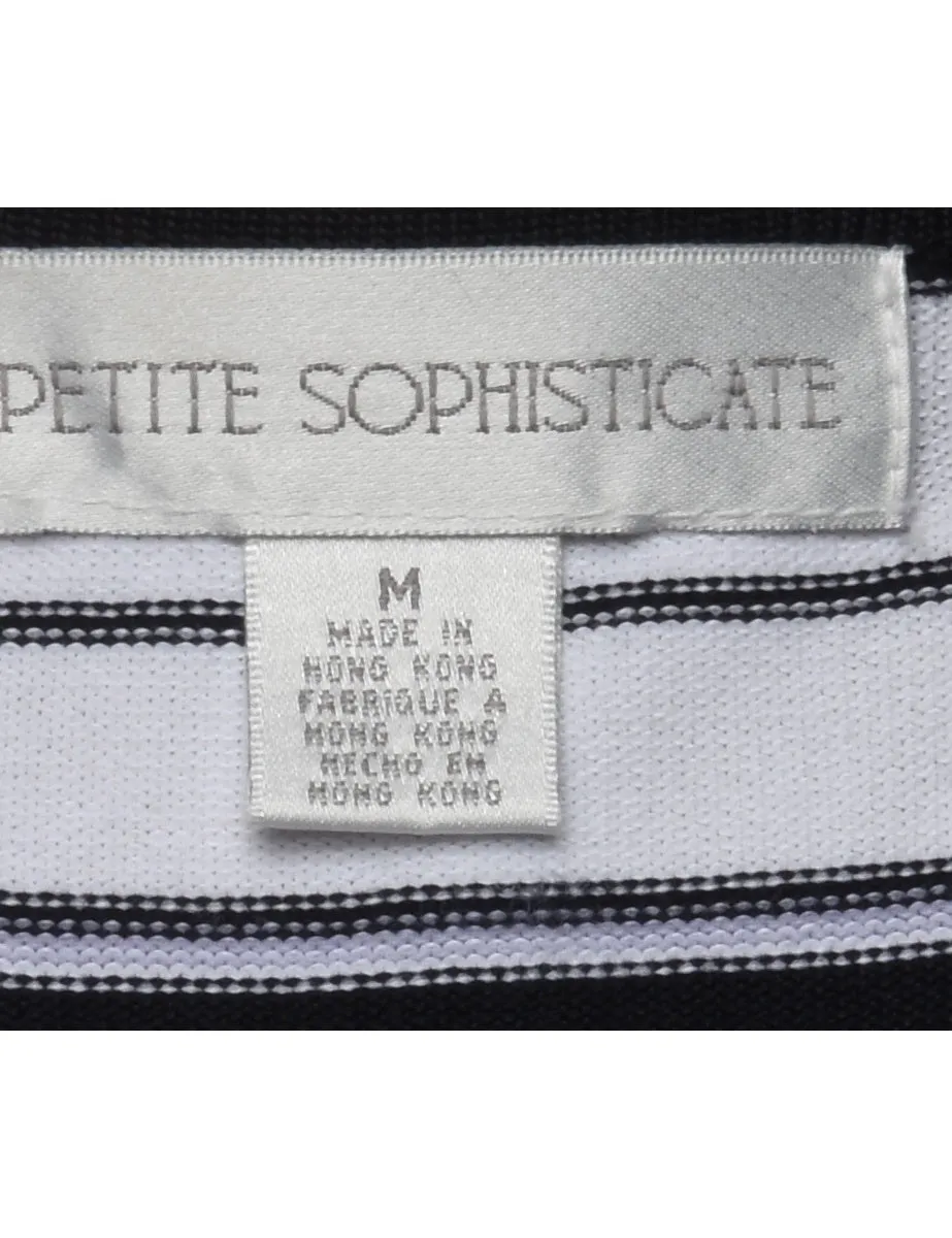 Striped Petite Jumper - M