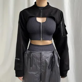 Super Cropped Utility Jacket
