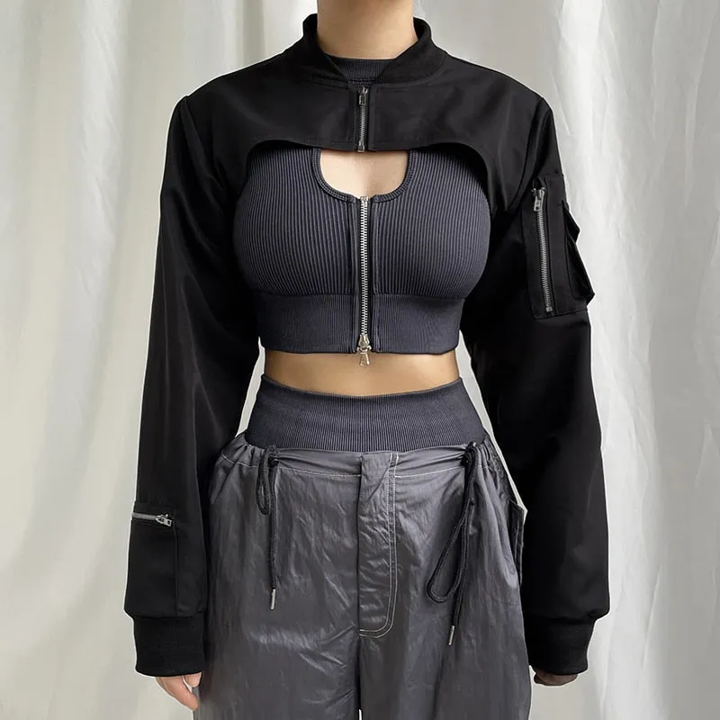 Super Cropped Utility Jacket